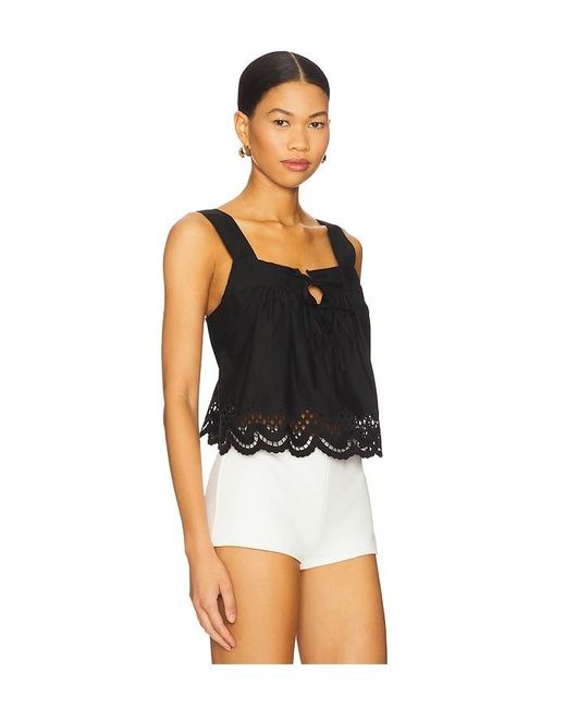 Rails Black Blythe Top