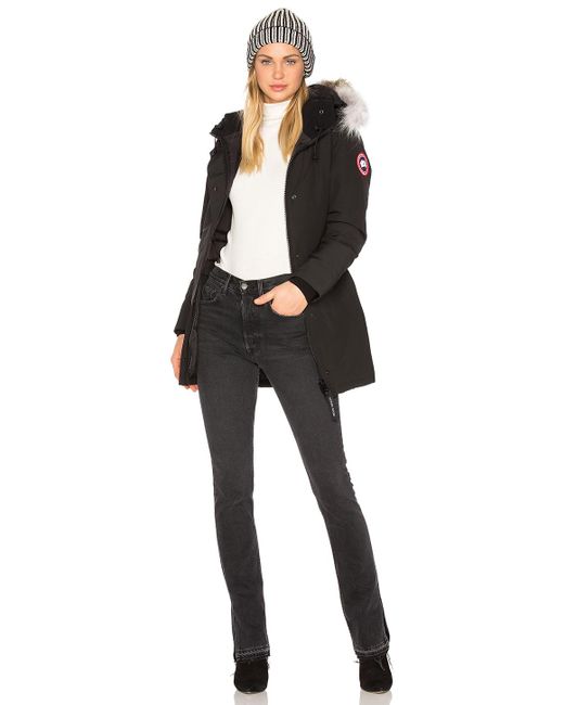 Mujer Ropa de Chaquetas de Plumíferos y chaquetas acolchadas Down coats Canada Goose de Pluma de oca de color Negro 