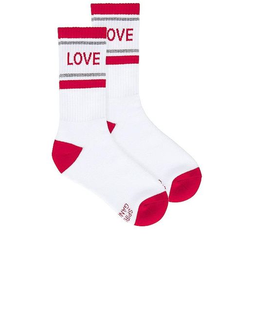 Spiritual Gangster Red Love Crew Sock