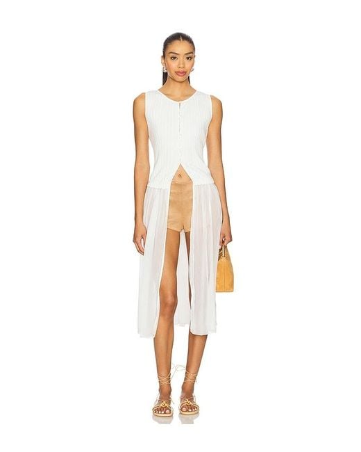 Free People Twice As Nice マキシトップ White