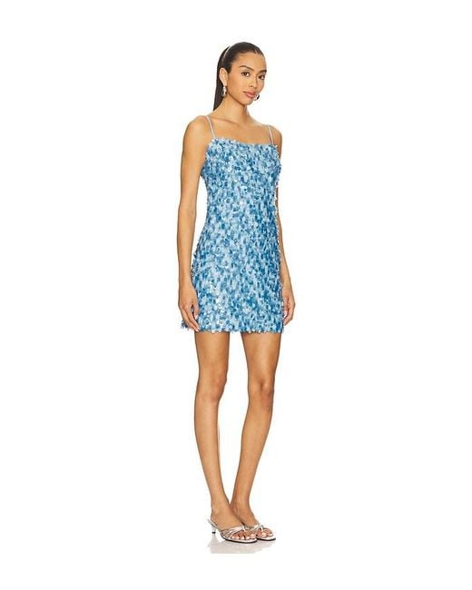 MILLY Dress ミニドレス Blue