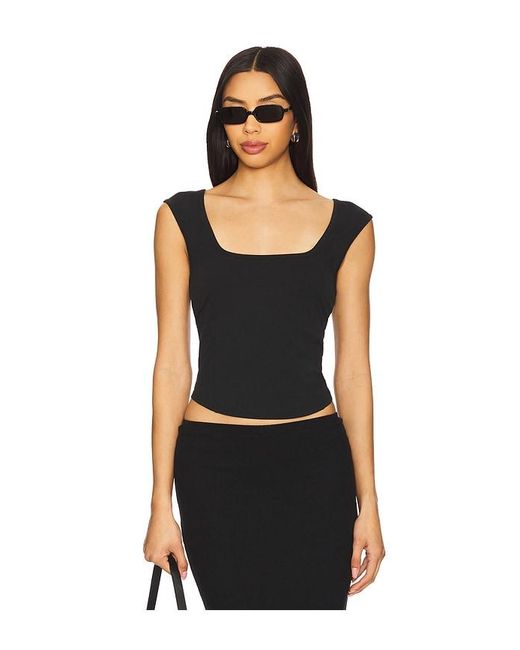 Nation Los Angeles Black Gemi Top