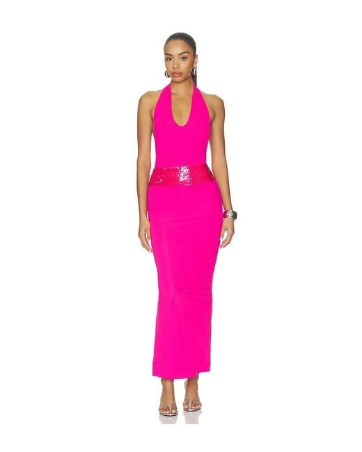 superdown Pink Taliah Maxi Dress