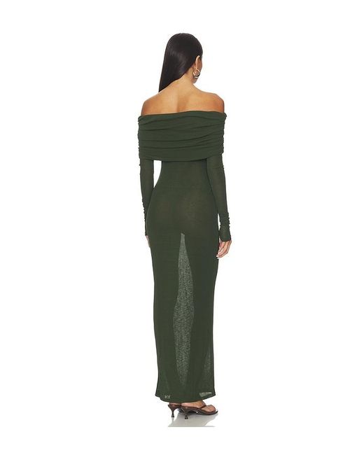 superdown Green Chantal Sheer Gown