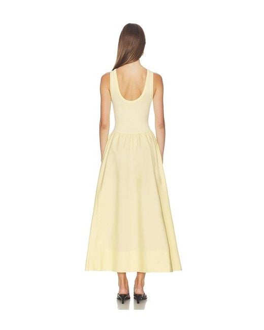Polo Ralph Lauren Natural Crew Neck Sleeveless Fit And Flare Dress