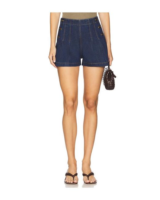 PAIGE Blue Chleo Short