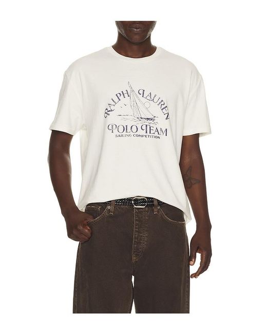 Polo Ralph Lauren Multicolor Sailing Polo Team Print T-Shirt for men