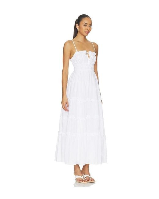 MORE TO COME White Zoe Maxi Dress