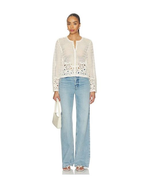 FRAME Natural The Postcard Cardi