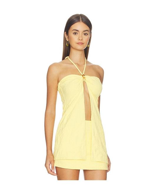 Devon Windsor Yellow Jamie Top