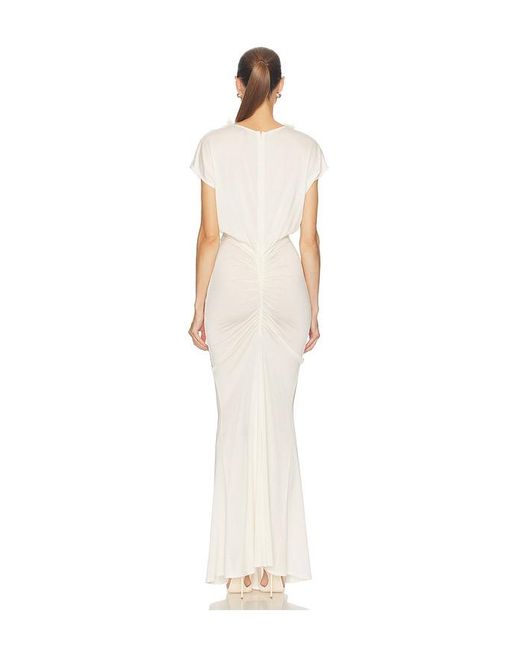 ROBE DRESS en Cream LAPOINTE en coloris White