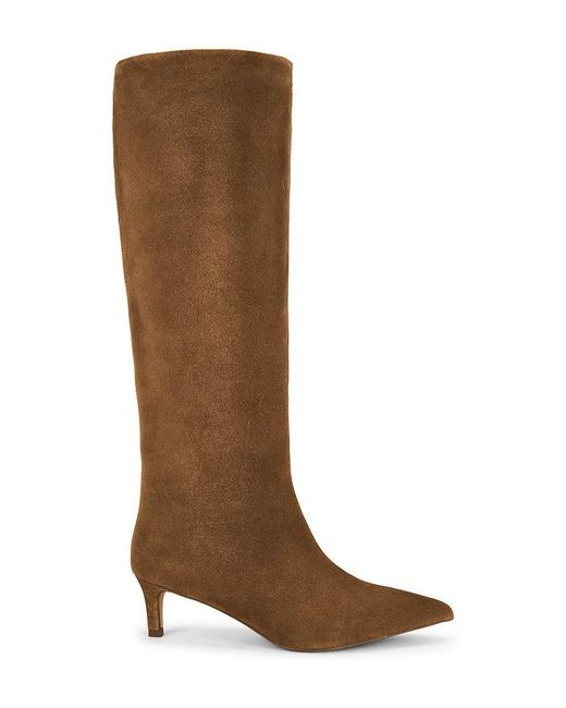 Free People Kiki Kitten Heel Boot in Brown | Lyst UK