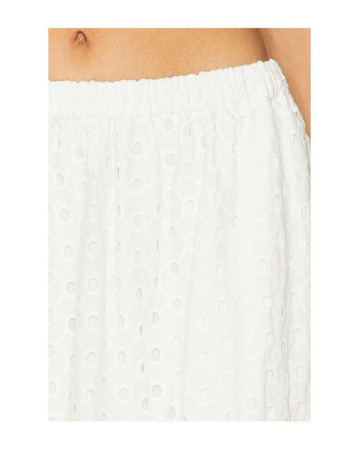 Astr White Nalley Skirt