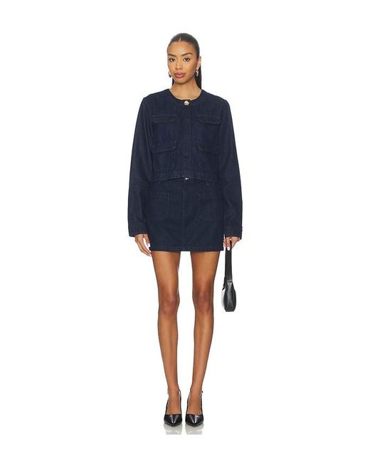 FAVORITE DAUGHTER Blue Denim Emily Jacket