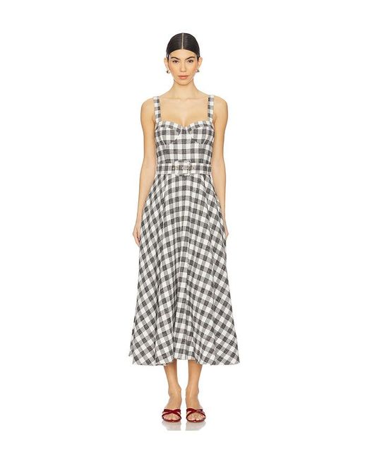 Cara Cara White Midi-Kleid Calypso