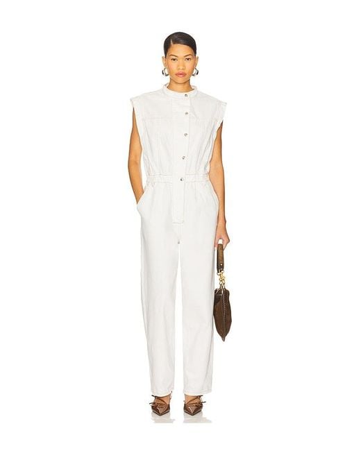 Gestuz White Nilje Jumpsuit