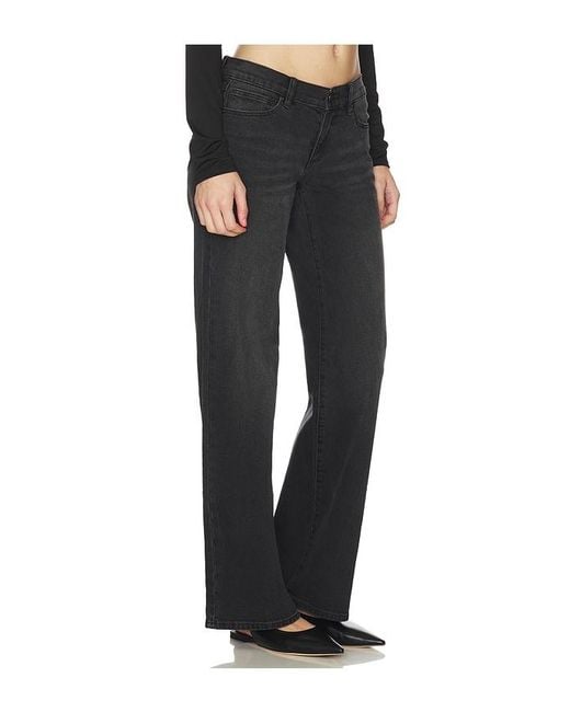 A.Brand Black 99 Wide Leg Jeans