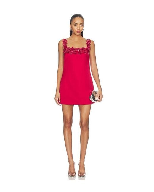 Elliatt Red Lucetta Shift Mini Dress