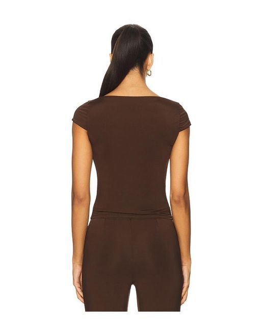 Lovers + Friends Brown Ivanna Top