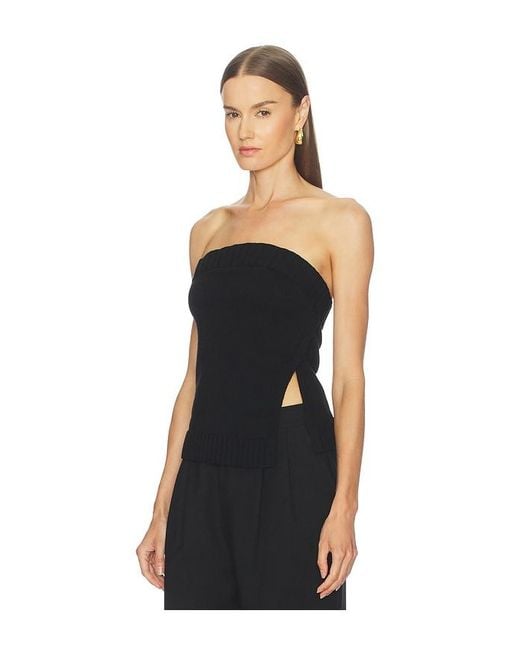 Cult Gaia Black Lou Top