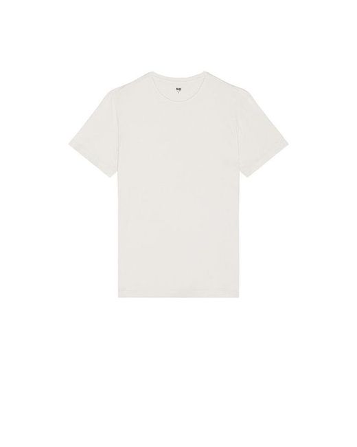 PAIGE White Sorden Crew Neck Tee for men