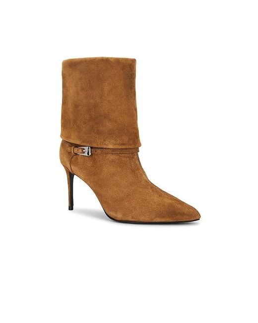 Black Suede Studio Brown Simone 80 Boot
