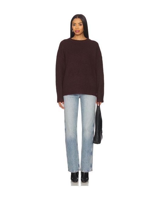 Line & Dot Purple Hart Sweater