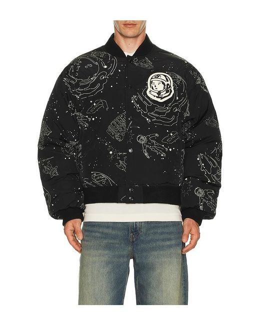 BBCICECREAM Black Puffer Jacket for men