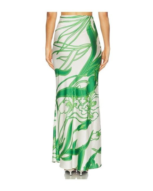 MISA Los Angles Green Sienna Skirt