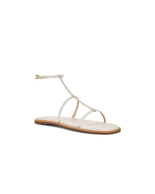 Kaanas White Nerea Strappy Gladiator Sandal