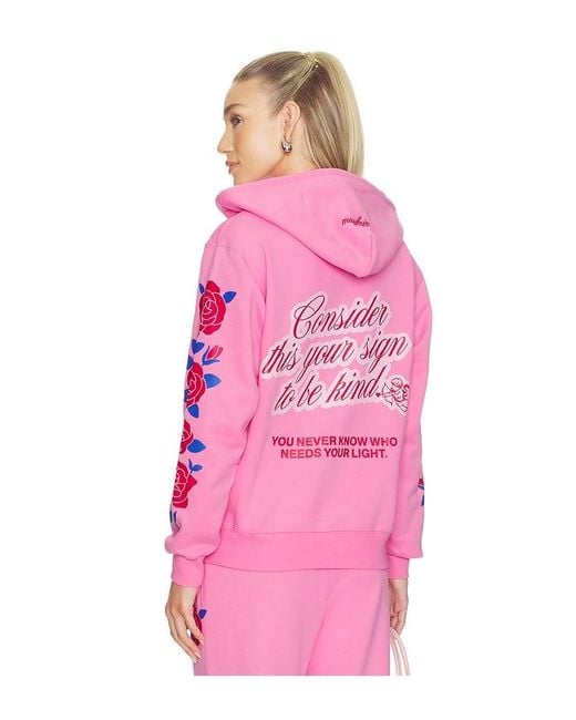 The Mayfair Group Pink Be Kind Classic Hoodie