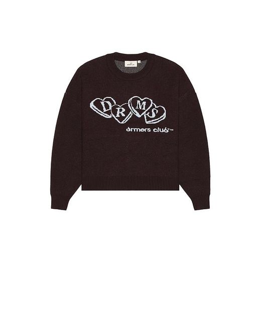 DRMERS CLUB Black Heart Knit Sweater for men