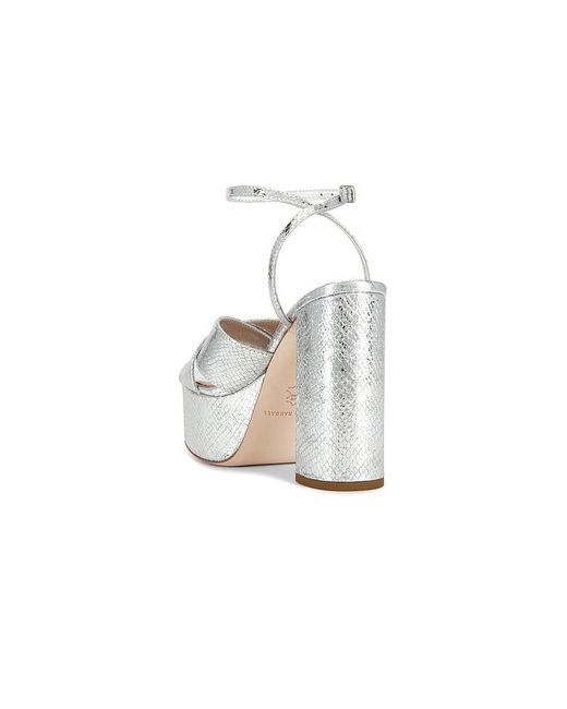 Loeffler Randall White Loretta Platform Sandal