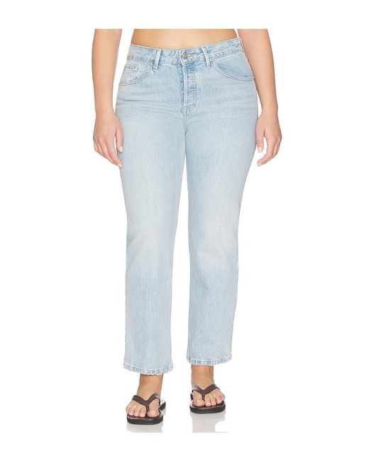 GOOD AMERICAN Blue Good Vintage Ankle Jeans