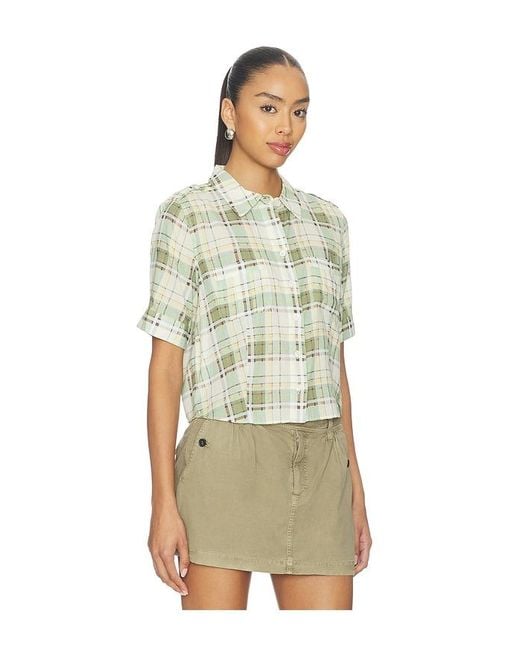 FRAME Multicolor The Plaid Utility Shirt