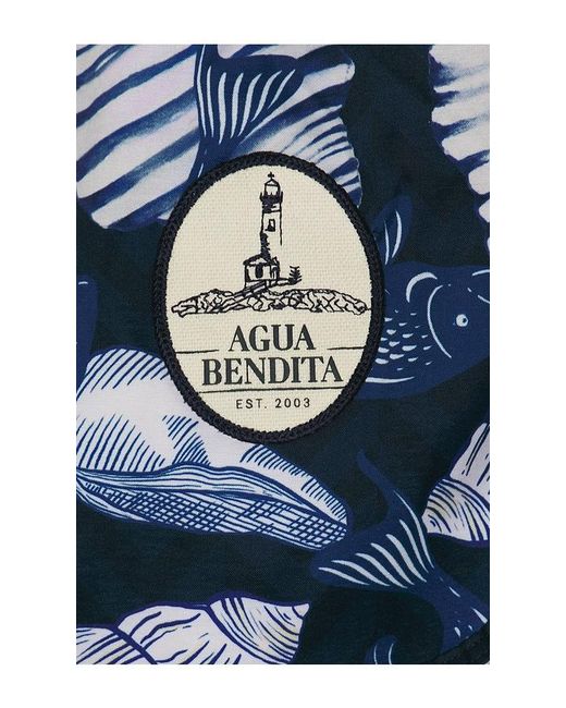 Agua Bendita Blue Liam Trunks for men