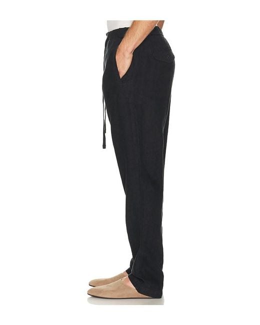 Citizens of Humanity Black Drawstring Deck Pants for men
