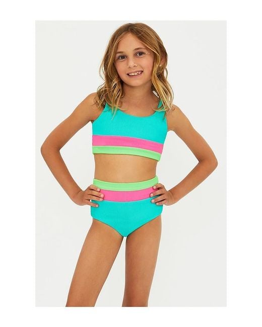 Beach Riot Blue Little Mackenzie And Heidi Set
