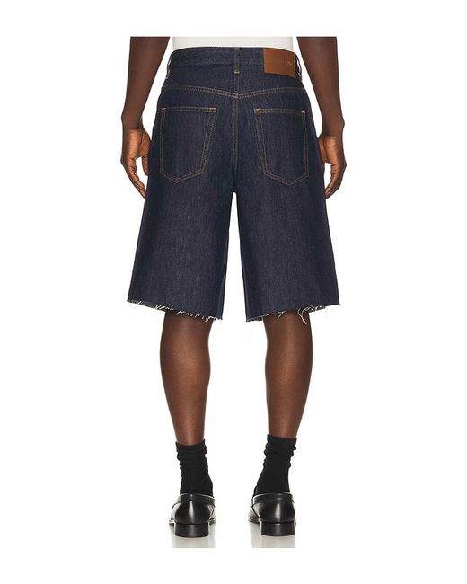 Helmut Lang Blue Jean Short for men
