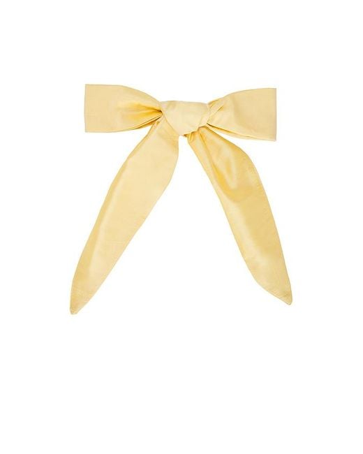 DONNI. White The Taffeta Bow