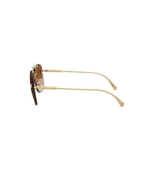 Versace Brown Square Sunglasses