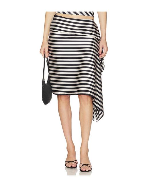 Lioness Black Allure Midi Skirt