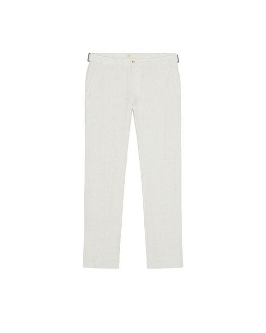 Onia White Linen Trouser for men