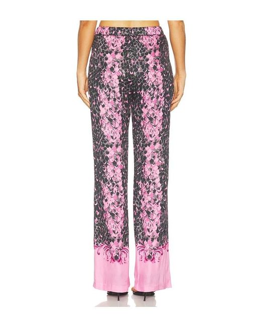 Versace Jeans Couture Red Reptile Scale Pant