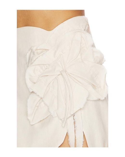 MOTHER OF ALL White Flora Skirt