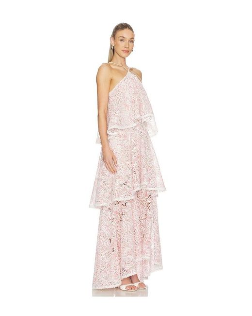 Elliatt Multicolor Valencia Tiered Gown