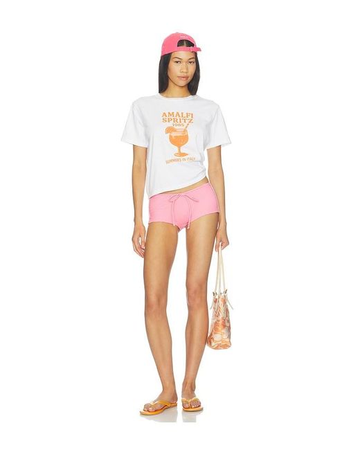 Sunny Somewhere White Amalfi Spritz Everyday Tee