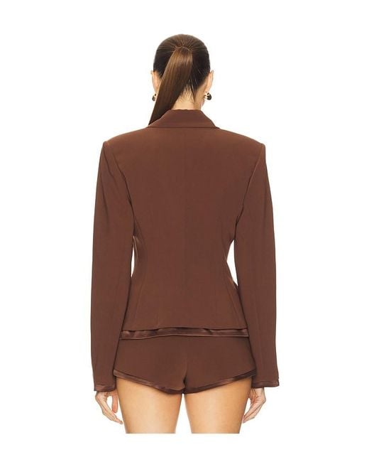 Camila Coelho Brown Deysi Blazer