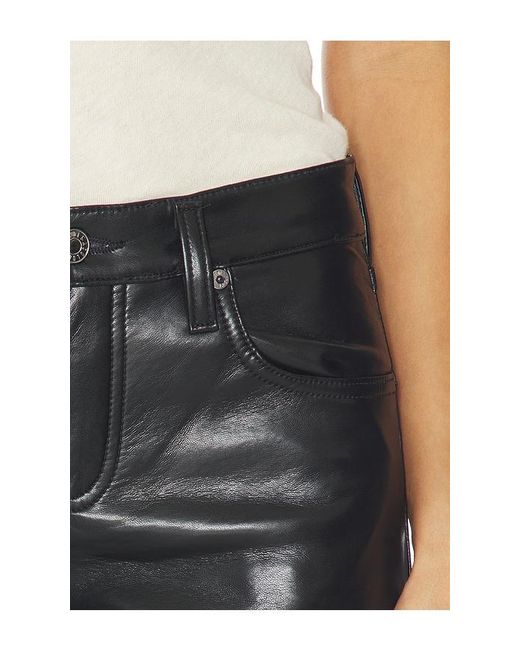Agolde Black Low Rise Slim