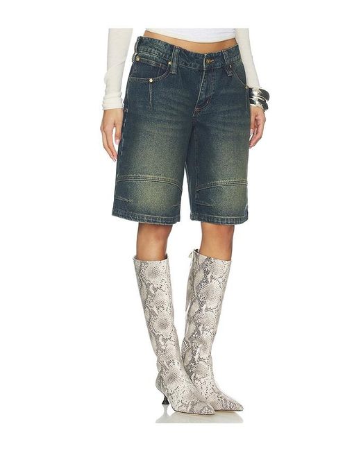 A.Brand Blue 00 Baggy Jort Shorts